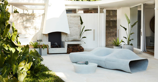 Add Flair With Sculptural Outdoor Furniture