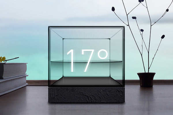 Weather Teller Glass Cube